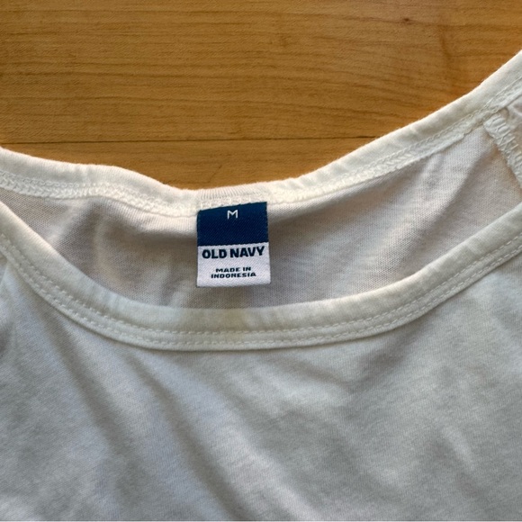 Old Navy Cream Lace Sleeve Blouse - Picture 6 of 8